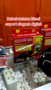 Kabel Antena TV Coaxial 5C & Kabel Panjang 10 Meter