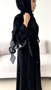 Iqlimaolshop Gamis Abaya Dubai Simpel Buat Umroh Kondangan Lebaran Kekinian Elegan Mewah Terbaru Viral 2023