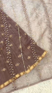 [PRE-ORDER] 2025 DEC GRAND READYMADE WEDDING BOLLYWOOD SUIT WITH PALAZO PANT WITH EMBROIDERY SEQUINS WORK SIZE M TO 2XL ( DELIVERY 10 WORKING DAYS) ETA: 2026-01-30 |Embroidered Georgette Sharara | Designer Heavy Faux Georgette With Heavy Embroidery