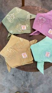 ผ้าโพกผม มัดย้อม 🐘🌼☘️ handmade Bandana