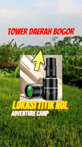 Teropong Monokular Prime Optik Zoom 16x Kapasitas Lensa 52mm Jarak Maksimal 8000M - 16x52