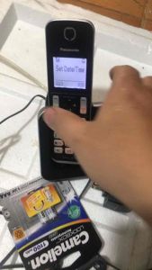 Điện thoại mẹ bồng con panasonic KX-TGD 310CX