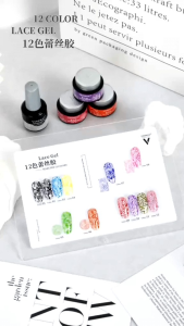 Set gel vẽ tạo ren 12 màu Vinimay siêu hot