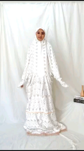 Mukena Terusan Sutra Milo