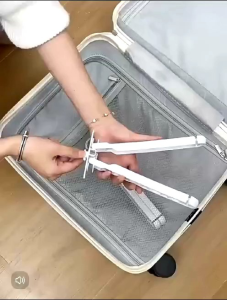 OHHDEER Multifunctional Folding Travel Hanger Foldable Clothes Hanger Rack Clothes Storage Organizer