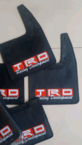 Karpet lumpur RODA TRD RACING depan belakang mobil mini bus universal 1 set 2 lembar