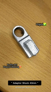 adaptor shock viar  sok depan / adaptor shock viar atau nozomi 43mm (45h)