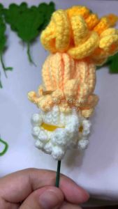 Xiaoyu Mami Store handmade crochet flower chrysanthemum decorations 晓宇妈咪工坊手工钩织菊花摆设
