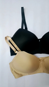 Avon Salma Non wire Moulded T-shirt Bra Black & Nude