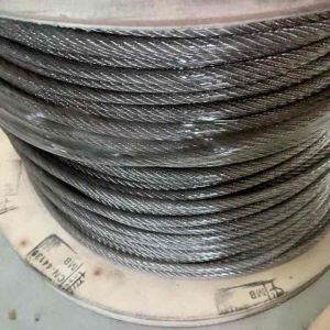 สลิงแสตนเลสเกรด304เคลือบพีวีซี4มิล PVC Coated Flexible Wire Rope Soft Cable Transparent Stainless Steel