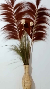 DEKORASI BAMBU ULIR BOLA URAT Dried Flower Bunga Kering