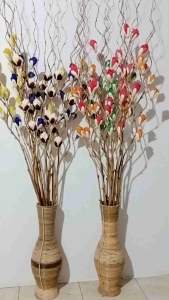 Bambu Ulir Klobot NANAS MINI PUTIH/r