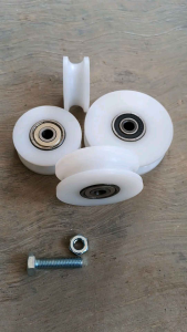 Roda Nilon 678cm || Doubel bearing || Tanpa casing