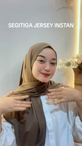 HIJAB INSTAN SEGITIGA JERSEY PREMIUM/ JILBAB INSTAN SEGITIGA JERSEY