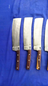 Pisau chopper potong daging potong kayu bambu baja per berkualitas cap HISR Wonosobo tajam