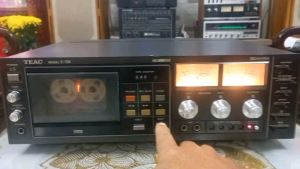 Đầu câm cassette Teac C-3X đẹp như hình zin nguyên bản.
