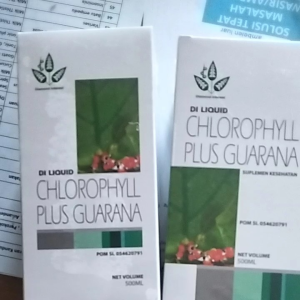 Chlorophyll Plus Guarana 500 ml Diamond Interest Suplemen Vitalitas Alami Pembersih Organ Tubuh Alami Regenerasi Sel Darah Merah Penyeimbang Keasaman Darah