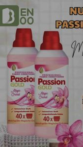 Nước xả làm mềm vải chống nhăn Passion Gold