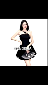 dandelia / DRESS PARTY DR9067 bm / dres polos import terbaru / dress lc karoke / party dress / dress china /dress lc korean style / Dress Bodycon Slim Bell Sleeve Mini Dress Wanita Elegant