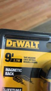 DEWALT 9 ft. x 1/2 in. Pocket Tape Measure with Magnetic Back