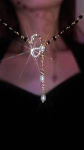 K64: Beli 2 Kalung Pita Hitam Wanita Titanium & Dapatkan Bonus