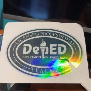 DEPED LOGO Sticker Reflectorized Waterproof for Motorcycle for Car