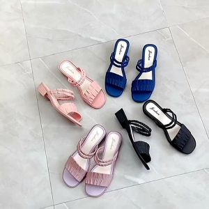 S941 Sandal Tali Slip On: Sandal Jalan-Jalan Wanita