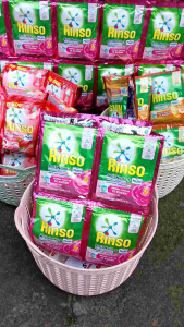 promo spesial 24 pcs rinso+Molto 18ml+1 keranjang serbaguna multifungsi hemat sabun cuci liquid rinso+molto