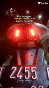 Stoplamp Lampu Rem Running Beat Karbu 2006-2013 8 Mode Otomatis