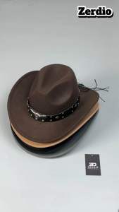 Mũ Cao Bồi Nỉ Rộng Vành MP066 Nón CowBoy Nam Nữ Phong Cách Retro