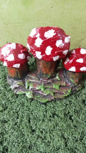 Aquarium Aquascape Ornamen Hiasan Aquarium Tema Jamur