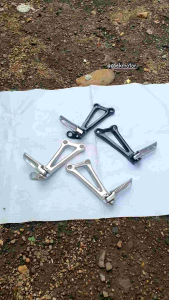 Footstep Belakang Motor Ninja RR Repro Poles Dan Hitam