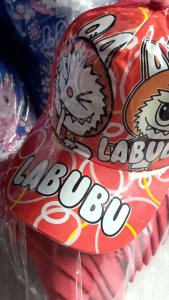 Topi Labubu/Topi Anak Laki-laki Perempuan Karakter Kartun Custom Nama Anak Topi Anak Anak Laki-laki
