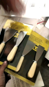 เกียงโป้วสี 1.5/6"นิ้ว จำนวน ตรากังหัน  มีดโป้ว#เหล็กโป้วสี#เกรียงโป๊วสี#เหล็กโป๊วสี#Scraper