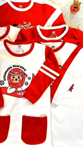 Tunik Anak Perempuan Kemerdekaan Indonesia Merah Putih Momvie