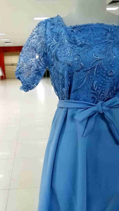 Dress Anak Tanggung Remaja Bahan Scuba Tebal