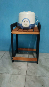 Meja Rak Dispenser Galon & Aksesoris Kitchen Multifungsi