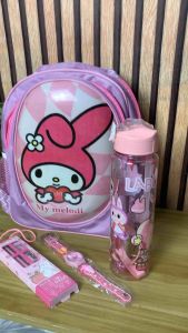 Paket Hemat Tas Ransel Anak Sekolah Free Botol & Jam Tangan