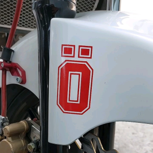 Stiker Spakbor Motor Logo Ohlins Simpel