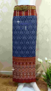 ผ้าถุง ผ้าซิ่น ผ้าถุงแพรวากาฬสินธุ์ ขนาด 2หลา (ผ้าฝ้าย)