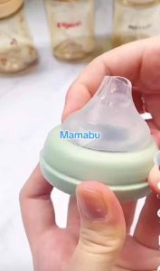 Ống Hút Chuyển Đổi Ống Hút Thay Thế Núm Ti Ống Hút Quả Tạ Chống Sặc Thay Thế Cho Bình Cổ Rộng ( Lắp Được Bình Moyuum Pigeon Tovi UBmom...) Mamabu