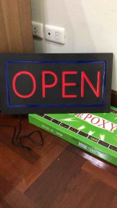 ป้ายไฟ ป้ายไฟร้าน ป้ายไฟวิ่ง ป้ายไฟตัวอักษร ป้ายไฟOpen ป้ายไฟled-Open ป้ายไฟเปิดร้าน ป้ายไฟled