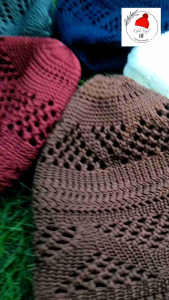 PECI RAJUT KOPIAH RAJUT MOTIF TERBARU KEKINIAN NYAMAN