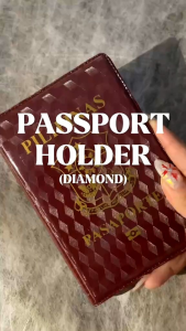 Passport Holder/Passport Jacket Diamond style