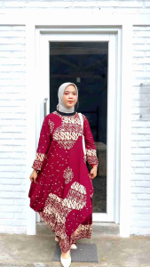 Set Dress Bawahan Rok Span Bahan Rayon Premium Dress Wanita Elegant