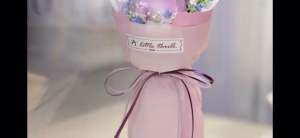 ROKR Purple Rose DIY Bouquet 3D Puzzle AF021