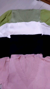 BEST SELLER SALE BAJU ATASAN WANITA F8663 RAJUT IMPORT - KOREA FASHION CANTIK KEREN