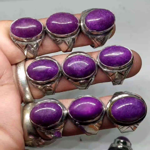 Cincin Ring Monel Anti Karat 18x13 Bonus Batu Giok