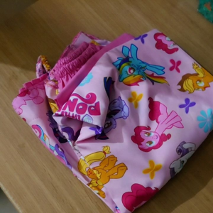 COD Mukena Anak Katun 1-12 Tahun Little Pony Pink GRATIS BORDIR NAMA