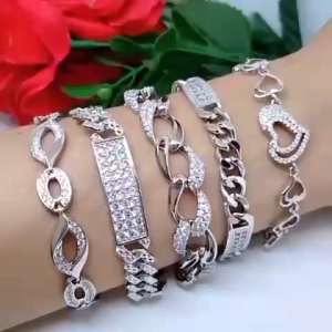 Gelang Rantai Silver Rantai Wanita Termurah Terlaris Cantik Elegan